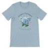 T-Shirt „Bouquet of hydrangeas“ with Japanese translation, regular fit premium crewneck shirt, graphic flowery herb print, faux