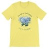 T-Shirt „Bouquet of hydrangeas“ with Japanese translation, regular fit premium crewneck shirt, graphic flowery herb print, faux