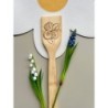 Wooden Spatula with Engraved Image, Custom Quote - Name Bamboo Spatula For Family & Friends, Housewarming Gift, Gift For Cooking