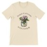 T-Shirt„Bouquet of primroses“ with Japanese translation, regular fit premium crewneck shirt, graphic flowery herb print,glass ja