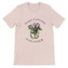 T-Shirt„Bouquet of primroses“ with Japanese translation, regular fit premium crewneck shirt, graphic flowery herb print,glass ja