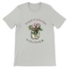 T-Shirt„Bouquet of primroses“ with Japanese translation, regular fit premium crewneck shirt, graphic flowery herb print,glass ja