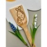 Wooden Spatula with Engraved Image, Custom Quote - Name Bamboo Spatula For Family & Friends, Housewarming Gift, Gift For Cooking