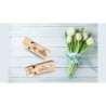 Wooden Whistle „Last Train“ with Custom Bride and Groom Name - Eco-Friendly Funny Party Favor for Wedding, Engagement - All 4 Si