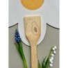 Wooden Spatula with Engraved Image, Custom Quote - Name Bamboo Spatula For Family & Friends, Housewarming Gift, Gift For Cooking