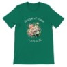 T-Shirt „Bouquet of Roses“ with Japanese translation, regular fit premium crewneck shirt, graphic flowery herb print, real fake