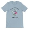 T-Shirt „Bouquet of fresh flowers“ with Japanese translation, regular fit premium crewneck shirt, graphic flowery herb print,rea