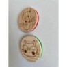 Smart Cats Wooden Felt Coasters, Set of 4 pcs, Kitten Lover Gift, Cool Cat stuff, Karma is a cat,