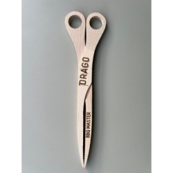 Personalized BBQ Scissor Tongs - Custom Name & Design | Wooden Grill Clips for Meat, Veggies and Fish