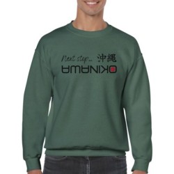 Next stop „Okinawa“ Sweatshirt, „Your Destination“ minimalist crewneck shirt, graphic sweater for travel bloggers, Japanese kata