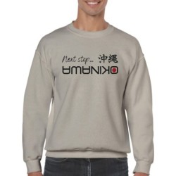 Next stop „Okinawa“ Sweatshirt, „Your Destination“ minimalist crewneck shirt, graphic sweater for travel bloggers, Japanese kata