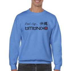 Next stop „Okinawa“ Sweatshirt, „Your Destination“ minimalist crewneck shirt, graphic sweater for travel bloggers, Japanese kata