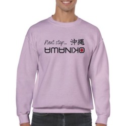 Next stop „Okinawa“ Sweatshirt, „Your Destination“ minimalist crewneck shirt, graphic sweater for travel bloggers, Japanese kata