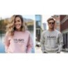 Sofia Bulgaria Sweatshirt, „Choose your city“minimalist style crewneck shirt, graphic sweater for travel blogger, Japanese katak