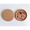 Cat Wooden Japan Style Coasters, Set of 2 pcs, Kitten Lover Gift, Tabby Domestic Cat Paws, Cool Cat stuff, Karma is a cat, 2024