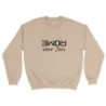 Rome Italy Sweatshirt, „Choose your city“ jumper, unisex minimalist style sweater, graphic crewneck shirt, Japanese kanji kataka