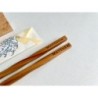 Personalized Engraved Chopsticks with Custom Wooden Stand, Fuji Mountain Ceramic Rest & Ukiyoe Chiogami Origami Wrap – Perfect G