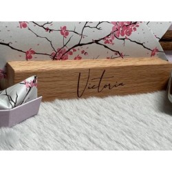 Personalized Japanese Chopsticks Set with Wooden Stand, Origami Wrap, Sticks Rest & Soy Sauce Dish – Unique Gift for Japanese Cu