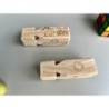 Wooden Train Sound Whistle with Custom Name - Eco-Friendly Toy for Indoor and Outdoor Play - All 4 Sides Engraved