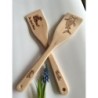 Premium Quality Fissler Wooden Spatula with Elegant Japanese Design - Great for Family & Friends and Cooking Enthusiasts