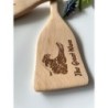 Premium Quality Fissler Wooden Spatula with Elegant Japanese Design - Great for Family & Friends and Cooking Enthusiasts