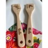 Premium Quality Fissler Wooden Spatula with Elegant Japanese Design - Great for Family & Friends and Cooking Enthusiasts