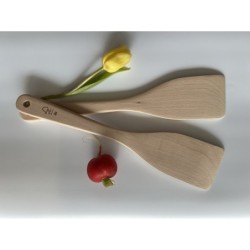 Premium Quality Fissler Wooden Spatula with Elegant Japanese Design - Great for Family & Friends and Cooking Enthusiasts