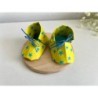 Origami shoes - cute baby souvenir shoes "Starry Yellow", new baby gift box, pregnancy gift box, new mom gift basket, baby keeps