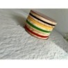 Burger Coaster Set of 6 pcs, Wooden Top Felt Colorful Bottom, Unique Table Decor