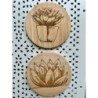 Succulent Cactus Wooden Coasters, Set of 5 pcs, 5th wedding anniversary gift, 6th anniversary present, Teacher retire