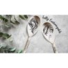 Engraved Spoon with Beautiful Female Face, Custom Quote or Name Spoon For Family & Friends, Housewarming Gift, Gift For Baking E