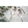 Engraved Spoon with Emoji Face Expression, Custom Quote or Name Spoon For Family & Friends, Housewarming Gift, Gift For Baking E