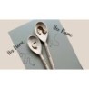 Set of 2 Spoons with Faces - Funny and Elegant, Custom Name on it for Family & Friends, Housewarming Gift, Gift For Baking Enthu