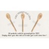 Set of 2 Spoons with Faces - Funny and Elegant, Custom Name on it for Family & Friends, Housewarming Gift, Gift For Baking Enthu