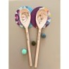 Set of 2 Custom Engraved Wooden Spoons For Married Couples, Housewarming Gift, Baking Gift For Newlyweds, Save the Date Wood