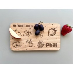 Personalized Breakfast Board with Name & Custom Fruits, healthy breakfast, pick your fruits and vegetables, food science for tod