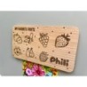 Personalized Breakfast Board with Name & Custom Fruits, healthy breakfast, pick your fruits and vegetables, food science for tod