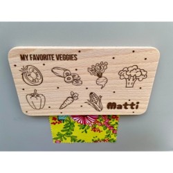 Personalized Breakfast Board with Name & Custom Vegetables, healthy snack, breakfast, pick your fruits and veggies, toddler food