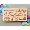 Dream Job Breakfast Board - Personalized for Future Firefighter, Custom Engraved Wood Gift, Kids Career Inspiration „When I grow